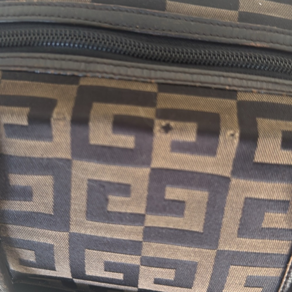 Givenchy Stylish Black And Brown Patterned Duffle… - image 7